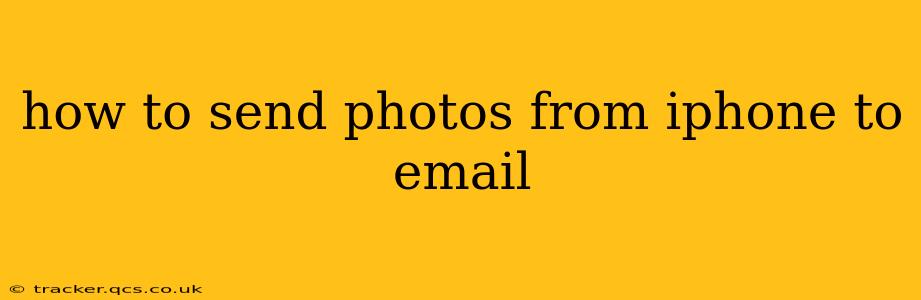 how to send photos from iphone to email