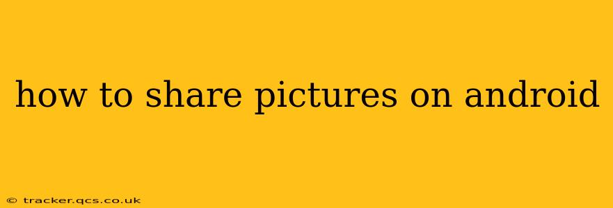 how to share pictures on android