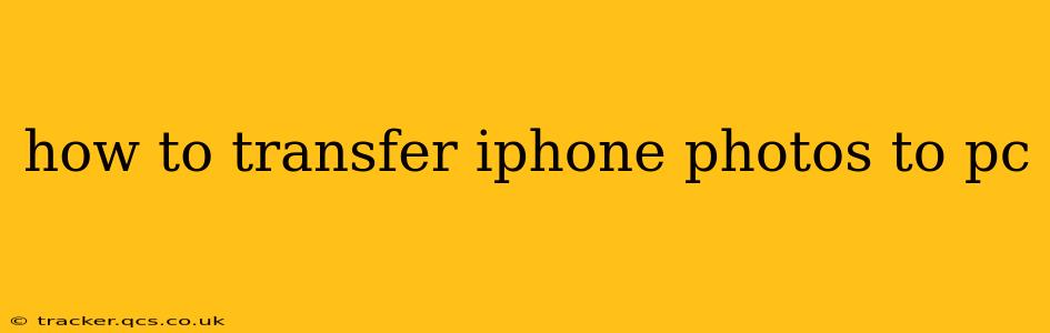 how to transfer iphone photos to pc