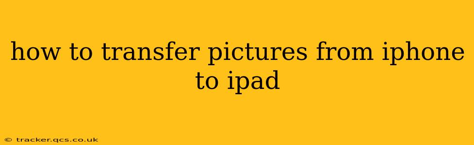how to transfer pictures from iphone to ipad