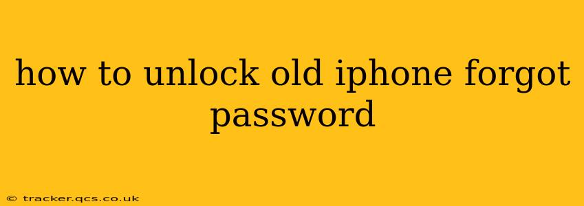 how to unlock old iphone forgot password