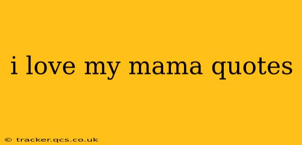 i love my mama quotes