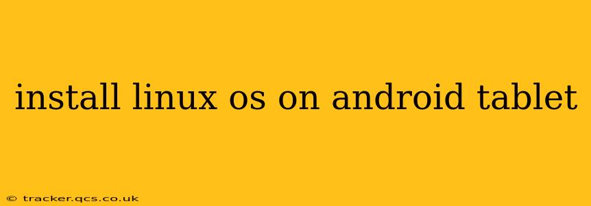 install linux os on android tablet