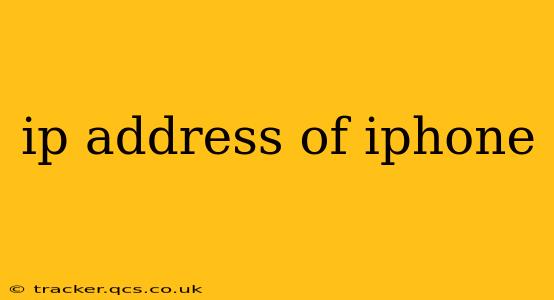 ip address of iphone