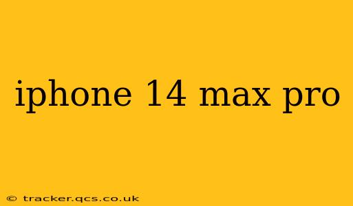 iphone 14 max pro