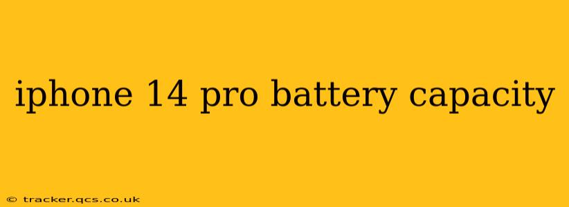 iphone 14 pro battery capacity