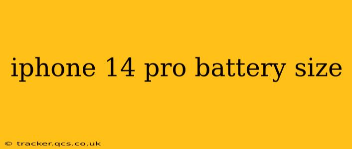 iphone 14 pro battery size