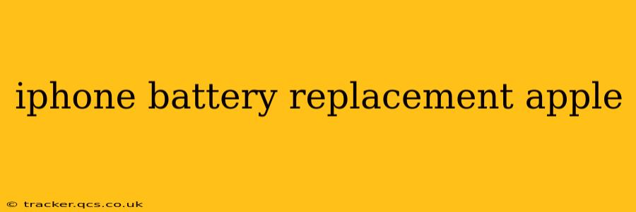 iphone battery replacement apple