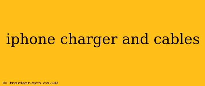 iphone charger and cables