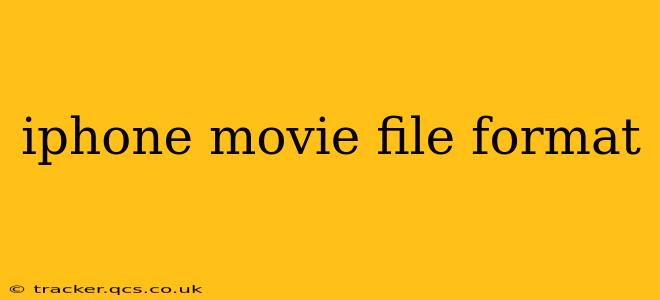 iphone movie file format