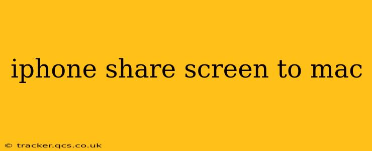iphone share screen to mac