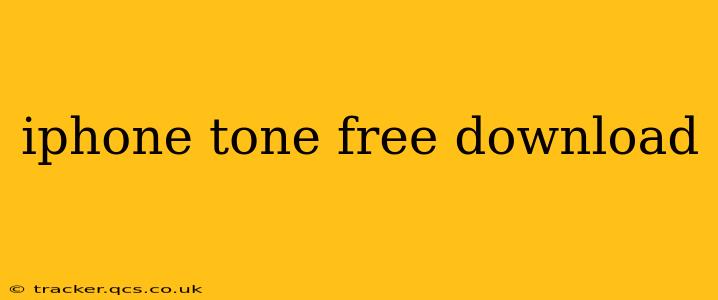 iphone tone free download