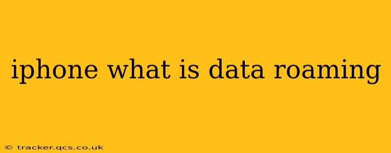 iphone what is data roaming