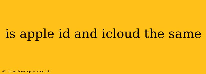 is apple id and icloud the same