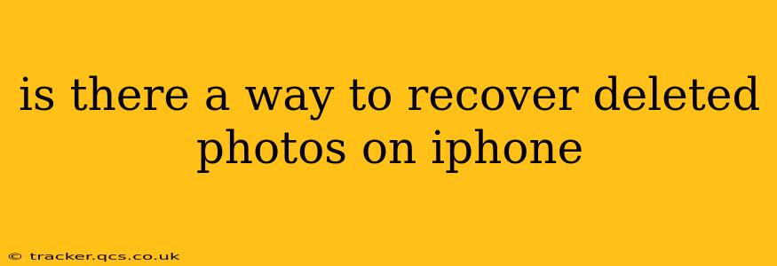is there a way to recover deleted photos on iphone