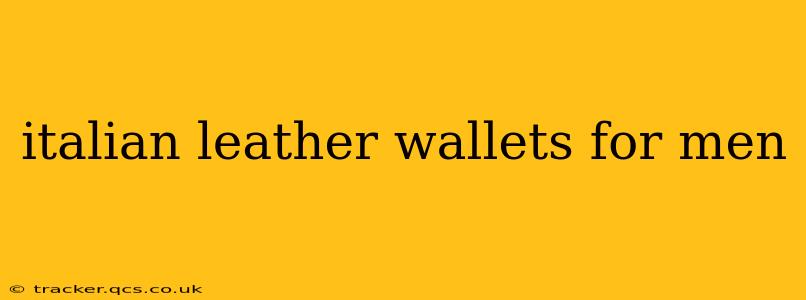 italian leather wallets for men