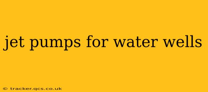 jet pumps for water wells