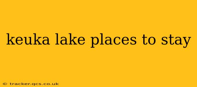 keuka lake places to stay