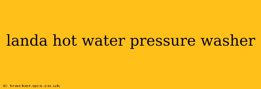 landa hot water pressure washer