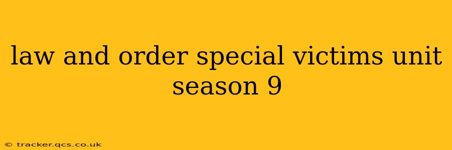 law and order special victims unit season 9