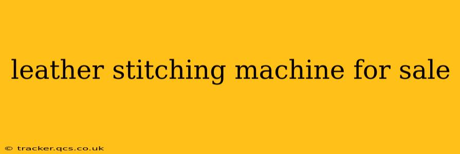 leather stitching machine for sale
