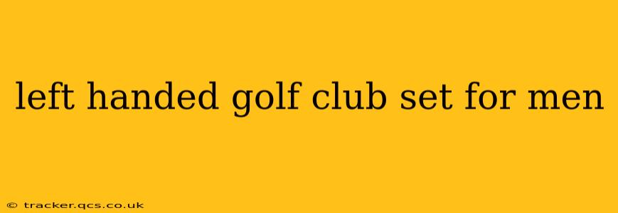 left handed golf club set for men