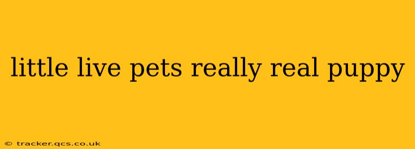 little live pets really real puppy
