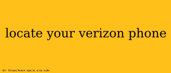 locate your verizon phone