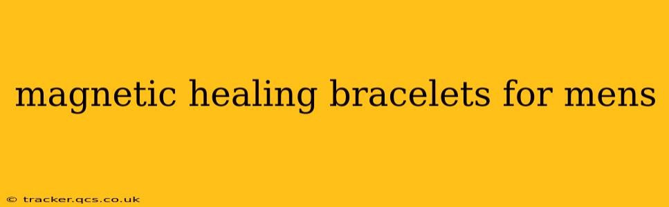 magnetic healing bracelets for mens