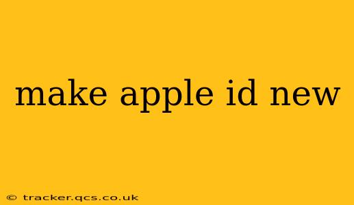 make apple id new