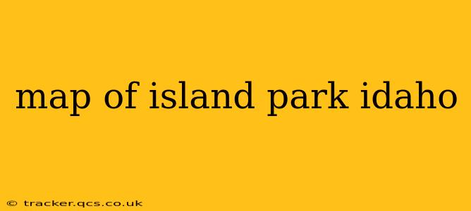 map of island park idaho