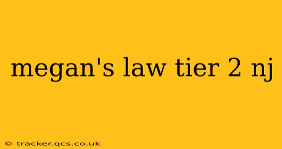 megan's law tier 2 nj