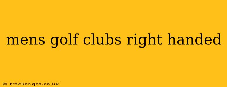 mens golf clubs right handed