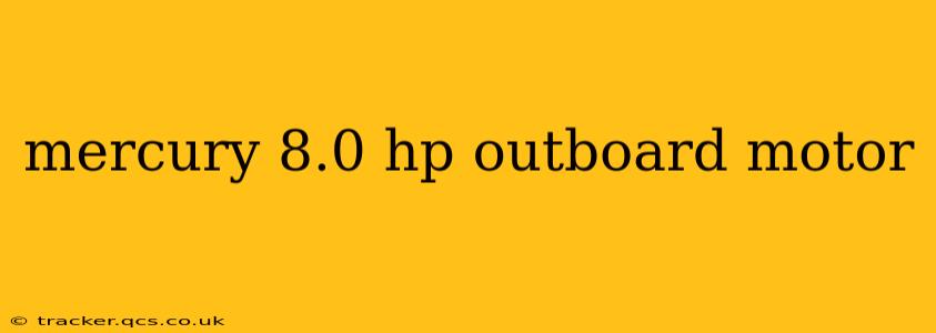 mercury 8.0 hp outboard motor