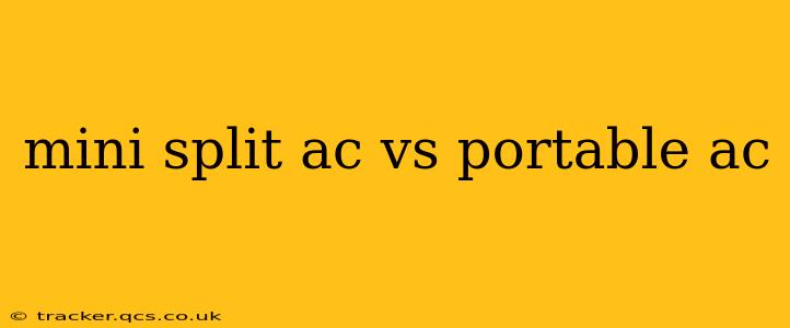 mini split ac vs portable ac