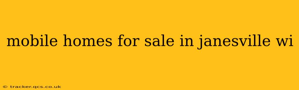mobile homes for sale in janesville wi