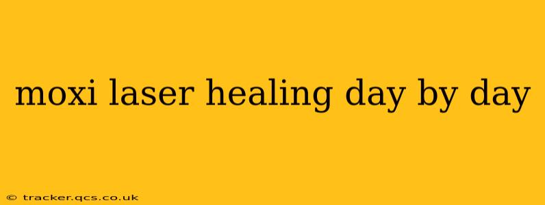 moxi laser healing day by day