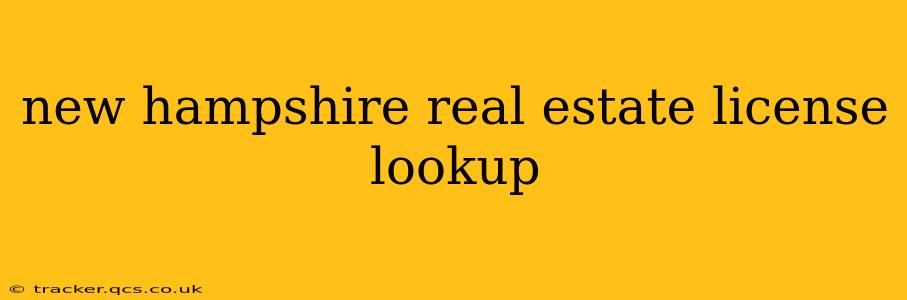 new hampshire real estate license lookup