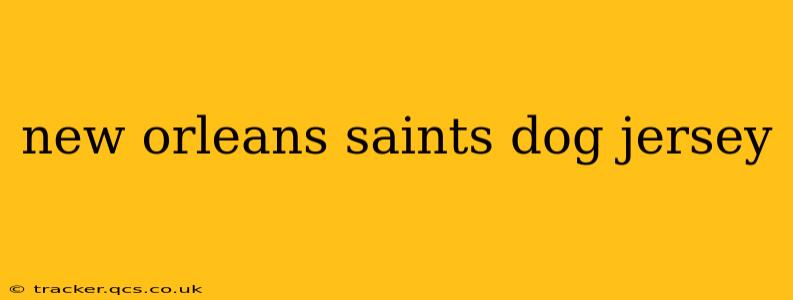 new orleans saints dog jersey