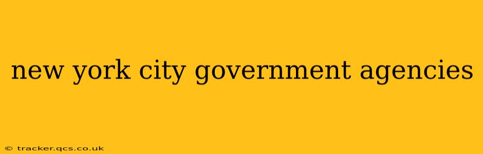 new york city government agencies