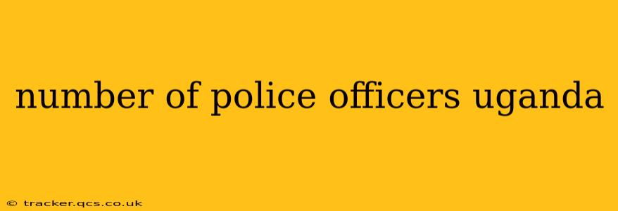 number of police officers uganda