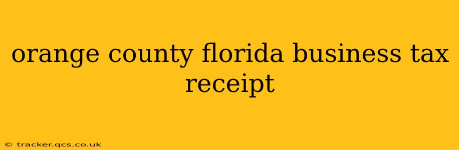 orange county florida business tax receipt