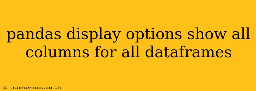 pandas display options show all columns for all dataframes
