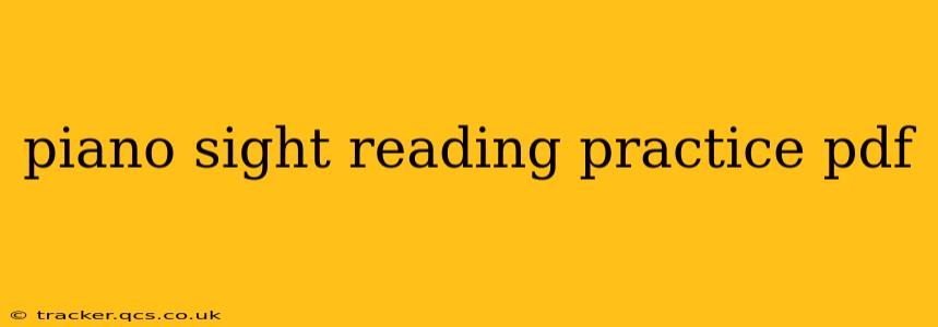 piano sight reading practice pdf
