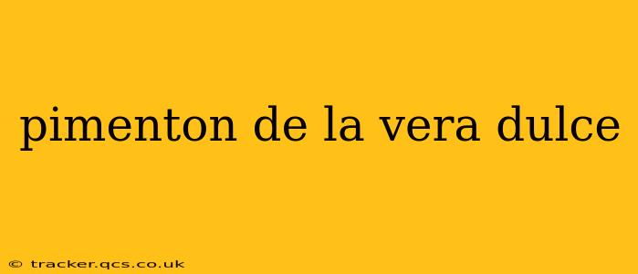 pimenton de la vera dulce