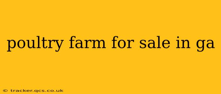 poultry farm for sale in ga