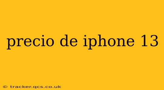 precio de iphone 13