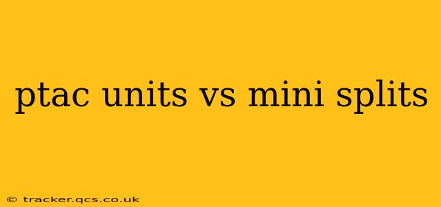 ptac units vs mini splits