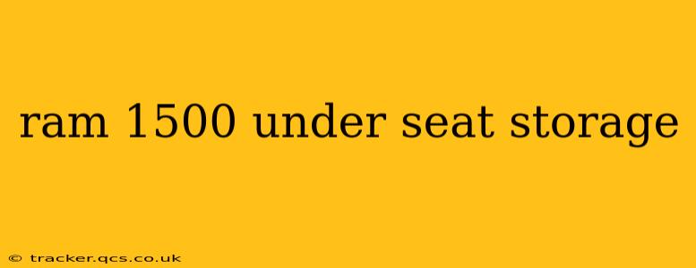 ram 1500 under seat storage