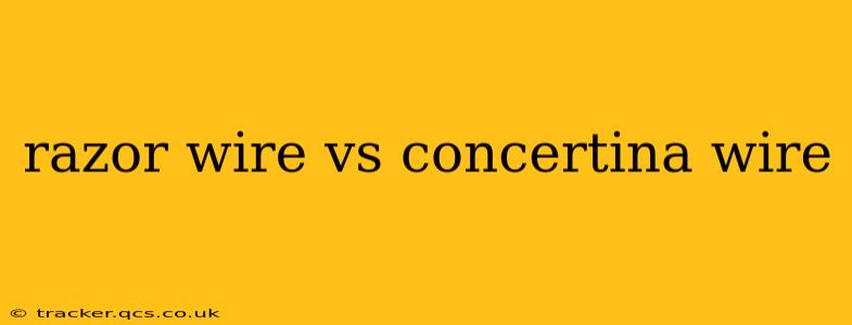 razor wire vs concertina wire